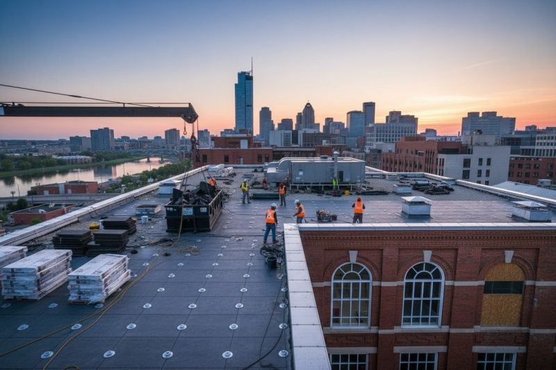 Industrial Roof Installation